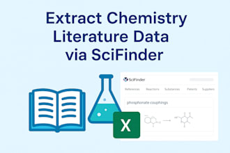 extract chemistry literature data via scifinder