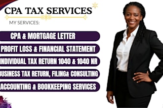 prepare and file irs form 1040 and 1120 tax returns