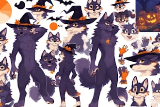 halloween reference sheet furry ref sheet halloween ref sheet halloween headshot