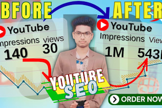 your youtube SEO expert to boost views and ranking