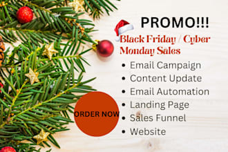 build a high converting black friday cyber monday email funnel to boost sales