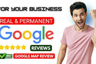 do 2 permanent google reviews with 5 stars for your business
