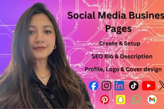 create and setup social media business pages