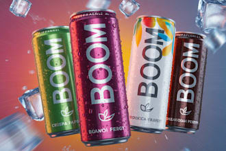 label for your can, soda, beer, juice, beverage, or energy drink