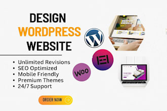 create a modern and mobile friendly SEO wordpress website