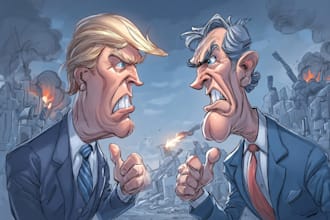 do custom cartoon caricature and political cartoon