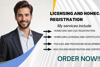 assist you with full cqc registration and homecare startup