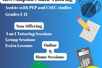 tutor mathematics to children 12 and older