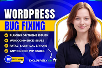 fix wordpress issues, fix wordpress error, wordpress bug fix, woocommerce fix