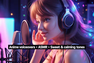 be your female voiceover,anime,sfw,voice talent, cute,intimate voice,nsfw voice