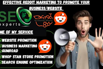promote ai website whop gumroad stan store with viral reddit SEO marketing