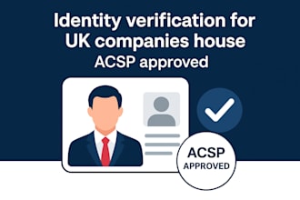identity verification for UK companies house through acsp