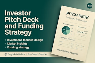 design a professional investor pitch deck