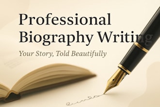 write biography, autobiography, bio, memoir, life story, history, about me