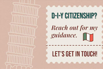 assist with your DIY italian citizenship application