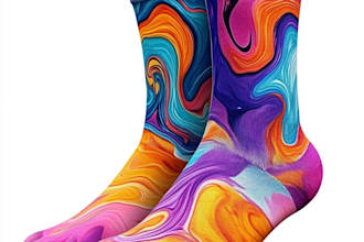 design a custom and unique socks design