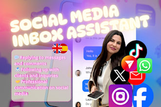 social media inbox assistant, dms and customer care