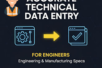 perform accurate technical data entry for engineering projects bom sap erp