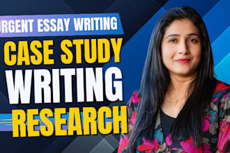 help in research, case study and executive summary in 24hrs