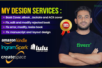 fix KDP or ingramspark book errors and make it print ready