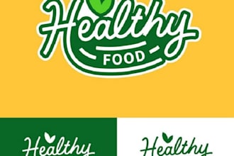 design endearing attractive healthy food logo