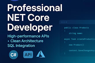 design and develop a secure dotnet backend and restful API