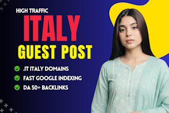 write and publish article on italian guest post backlinks it website