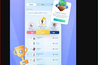 develop scavenger hunt game app for quiz and challenge app, corporate team game