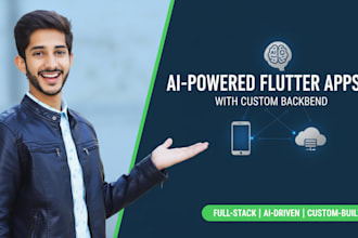 develop your complete ai flutter app with a custom backend