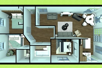 produce professional architecture cad plans into immersive 3d models