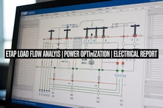 do load flow analysis on etap software