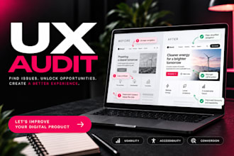 conduct a UX audit with clear, actionable recommendations