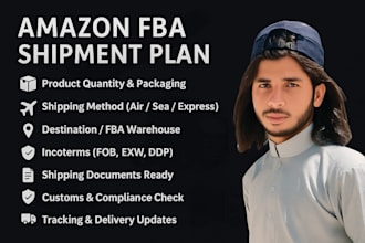 create fba shippment plan  and bulk shipping plan for amazon
