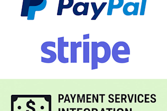 integrate stripe and paypal payment gateway with websites woocomerce