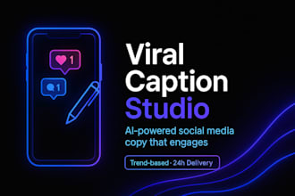 write viral social media captions