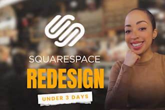 build squarespace website design, redesign squarespace, HTML website development