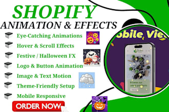 setup shopify animation effect imgify dakas fx halloween favi greeto rt effect