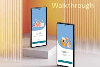 android app ui ux design, in figma