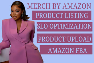 do merch by amazon product listing creation