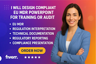 design compliant eu mdr powerpoint for training or audit