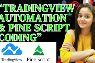 create tradingview pine script indicators, strategies and automation