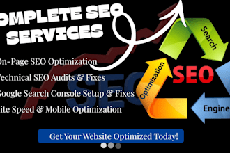 fix on page seo and improve google ranking and indexing