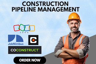 do zoho pipedrive jobnimbus coconstruct hubspot construction pipeline management