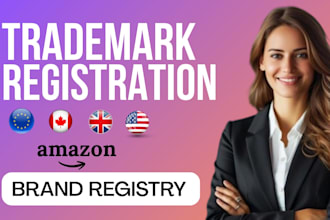 do german trademark registration filing and amazon brand registry support