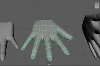 create low poly 3d modles for games,unity and unreal