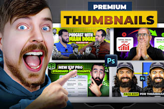 design creative youtube thumbnails