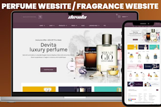 design perfume shopify store perfume website fragrance website perfume store