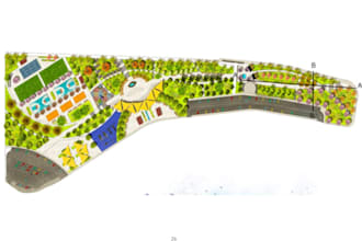 create a site plan, master plan, and landscape rendering in 2d or 3d