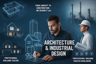 design your house, commercial or industrial building