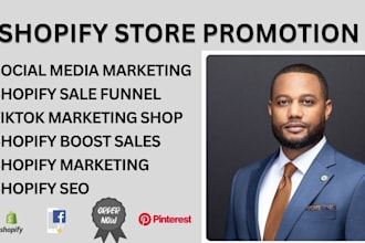 promote your shopify or redbubble store for real traffic and sales